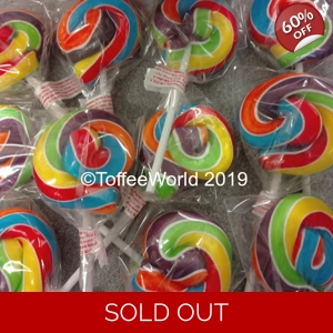 Rainbow Pop Lolly | Stantons Fruit Flavour Soft Lollies